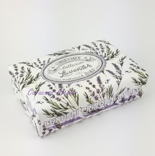 LEVANDULE - LUXUSNÍ PŘÍRODNÍ GLYCERINOVÉ MÝDLO 200 g