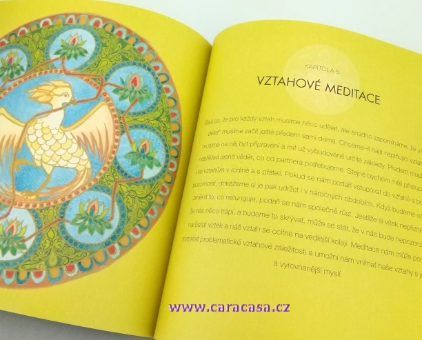 MALÁ KNIHA MEDITACÍ - ilustrovaný průvodce ke krátkým vedeným meditacím pro zklidnění mysli, těla i duše