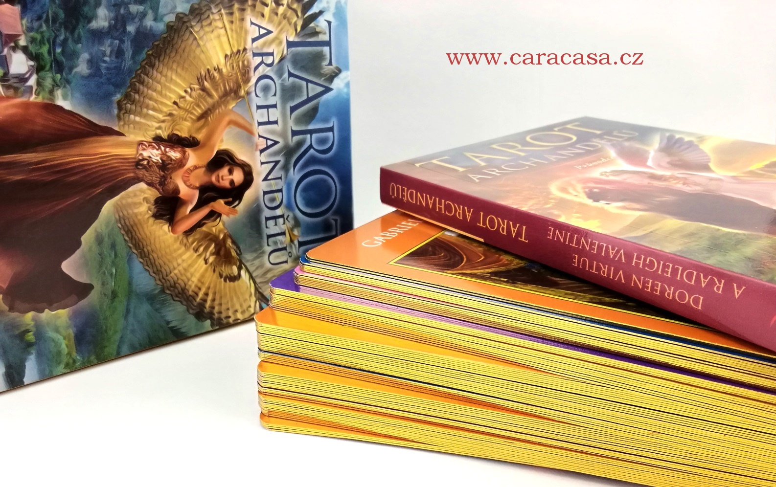 TAROT ARCHANDĚLŮ vám poradí a zároveň vás povzbudí - LUXUSNÍ PROVEDENÍ - KNIHA  a 78 KARET 