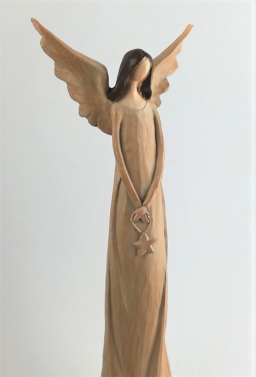 ANDĚL CARA - SOŠKA 27 CM - BARVA PÍSKOVÁ