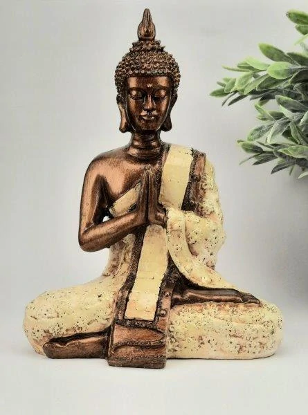BUDDHA SET SOŠKA A SVÍCEN - BUDDHA ATMANDIALI MUDRA