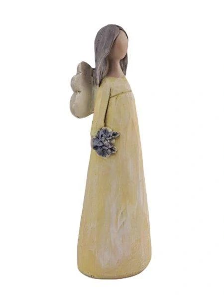 MALÁ ANDĚLKA S KVĚTINOU - SOŠKA ANDĚL 15 cm 