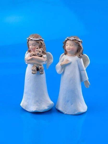 MALÁ ANDĚLSKÁ HOLČIČKA - 2x SOŠKA 7,5 cm