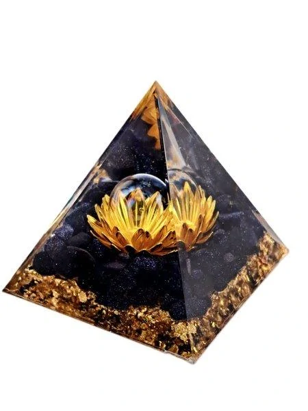 FENG SHUI ORGONIT PYRAMIDA LOTOSOVÝ KVĚT 5 cm