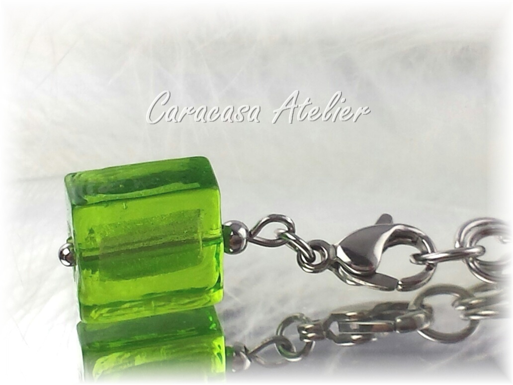 OCELOVÝ NÁRAMEK S PŘÍVĚSKEM 