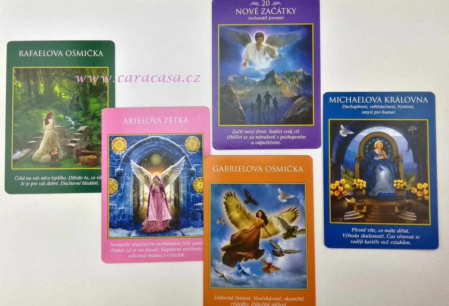 TAROT ARCHANDĚLŮ vám poradí a zároveň vás povzbudí - LUXUSNÍ PROVEDENÍ - KNIHA  a 78 KARET 