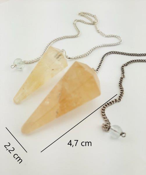 VELKÉ KYVADLO CITRÍN FAZETOVANÉ 4,7 CM