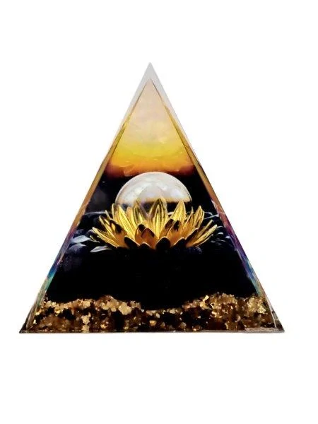 FENG SHUI ORGONIT PYRAMIDA LOTOSOVÝ KVĚT 5 cm