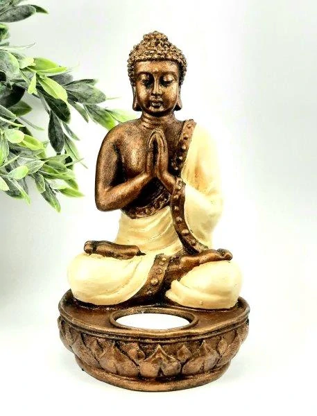 BUDDHA SET SOŠKA A SVÍCEN - BUDDHA ATMANDIALI MUDRA