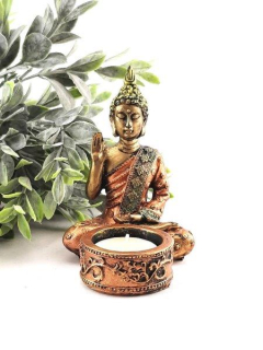 MALÝ BUDDHA SVÍCEN - SOŠKA 11 cm
