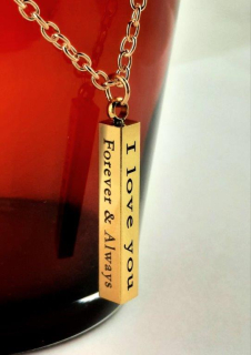 PŘÍVĚSEK I LOVE YOU - Forewer & Always - náhrdelník