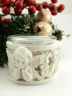 SVÍCEN PRO ČAJOVOU SVÍČKU ANDĚL RELIÉF