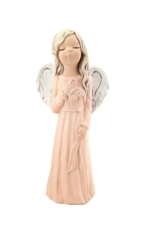 ROZTOMILÁ ANDĚLSKÁ HOLČIČKA S MOTÝLKEM - SOŠKA ANDĚL 27 cm