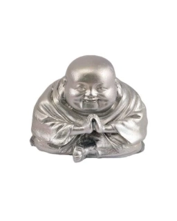STŘÍBRNÝ BUDDHA NEBESKÉHO KLIDU - SOŠKA 7 CM