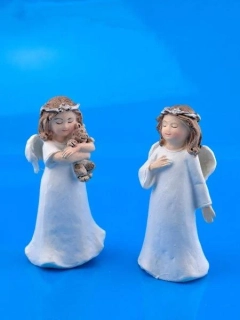 MALÁ ANDĚLSKÁ HOLČIČKA - 2x SOŠKA 7,5 cm
