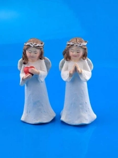 MALÁ ANDĚLSKÁ HOLČIČKA - 2x SOŠKA 7,5 cm