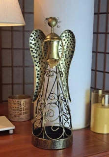 ZLATÝ ANDĚL SORAYA SOŠKA - SVÍCEN 35 cm
