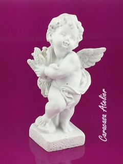 ANDÍLEK LÉTA, HOJNOSTI A PROSPERITY - SOŠKA POLYRESIN 8,5 CM