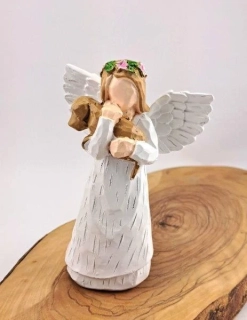 ANDÍLEK OCHRÁNCE PEJSKŮ - SOŠKA ANDĚL A PES vel. 12 cm